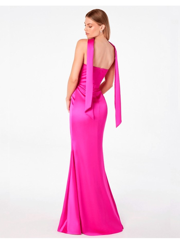 Fitted strapless ball gown with shawl