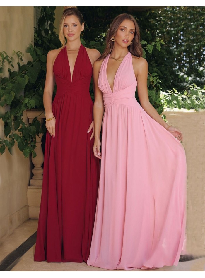 Vestido de fiesta largo para invitada con...