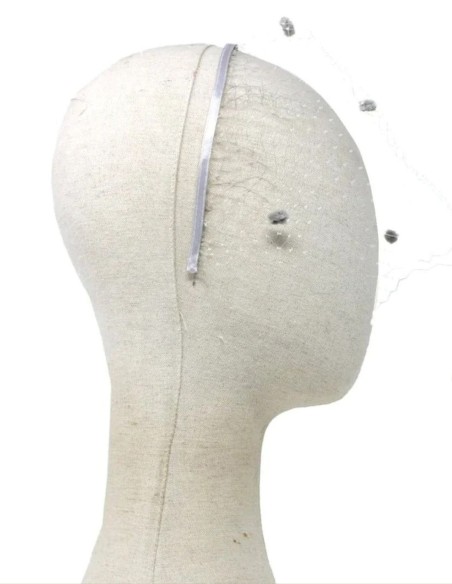 Bandeau fin pour invités avec voile léger