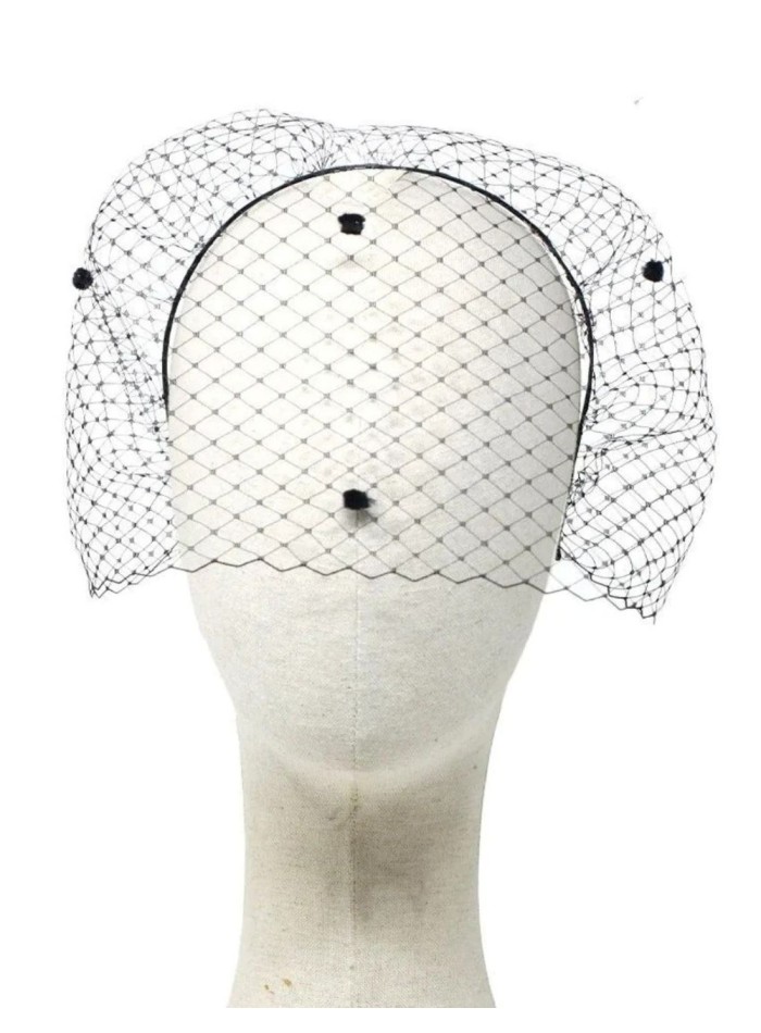 Bandeau fin pour invités avec voile léger