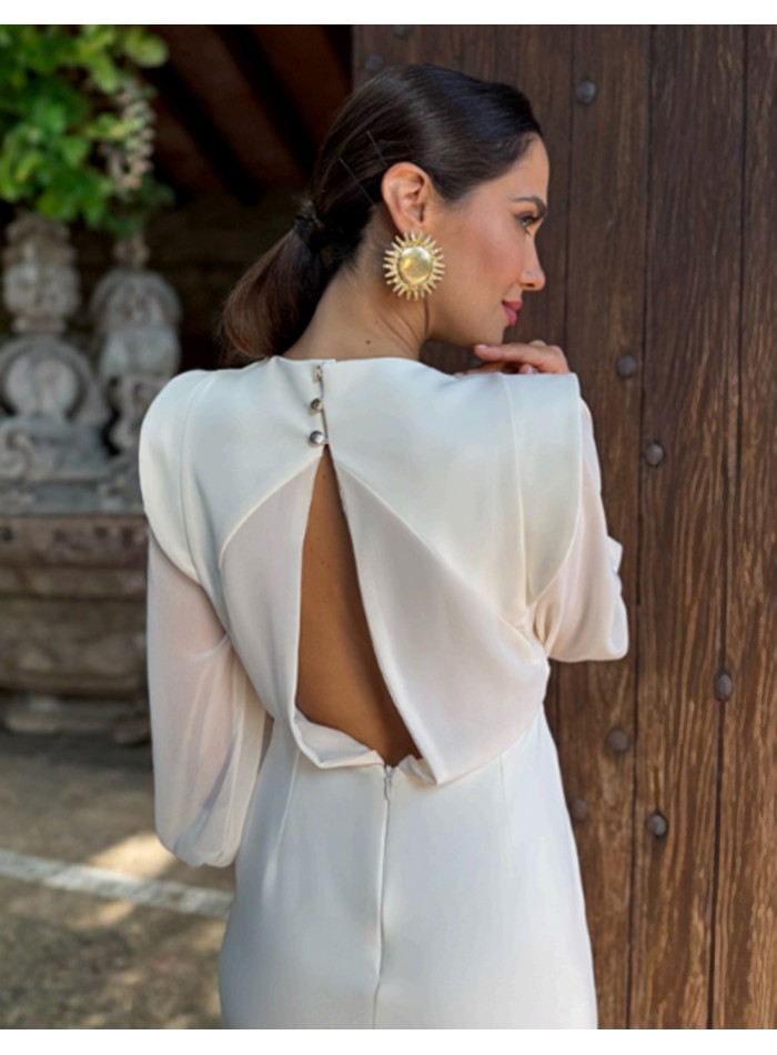 copy of Midi guest dress with crossover...