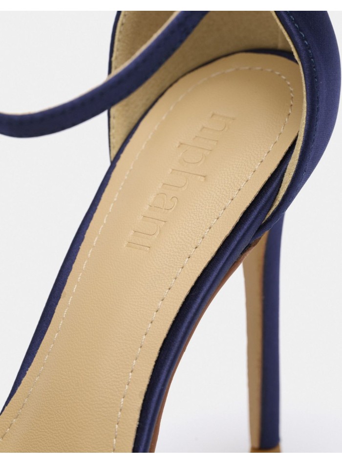 Escarpins à talon haut en satin et de...