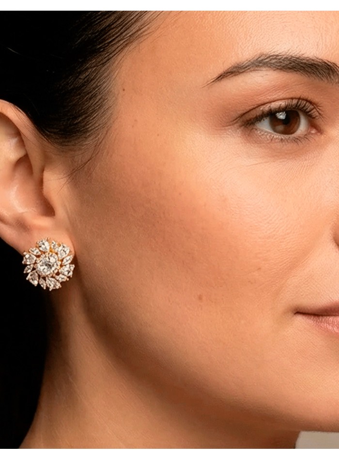 Boucles d'oreilles artisanales en forme de...