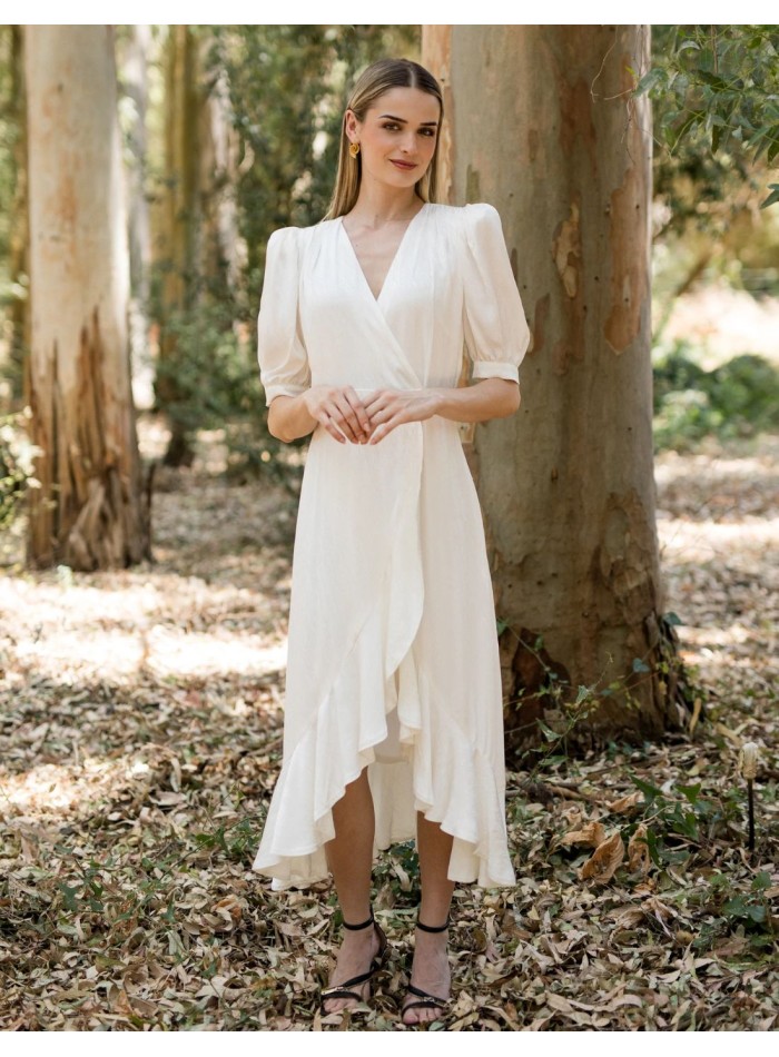 Robe midi pour la maman de la communion avec...