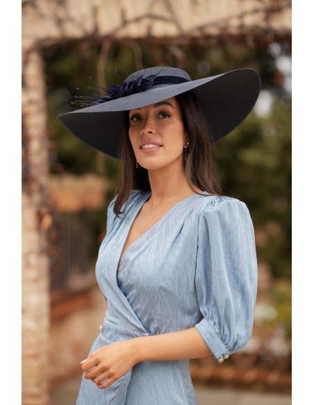 Robe midi avec décolleté en V et tissu drapé