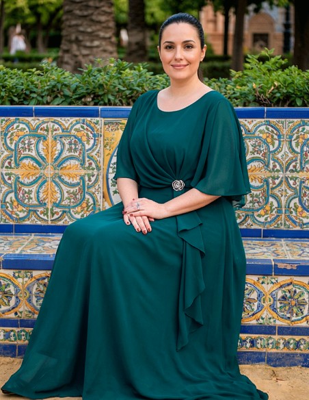 vestido de invitada de talla grande