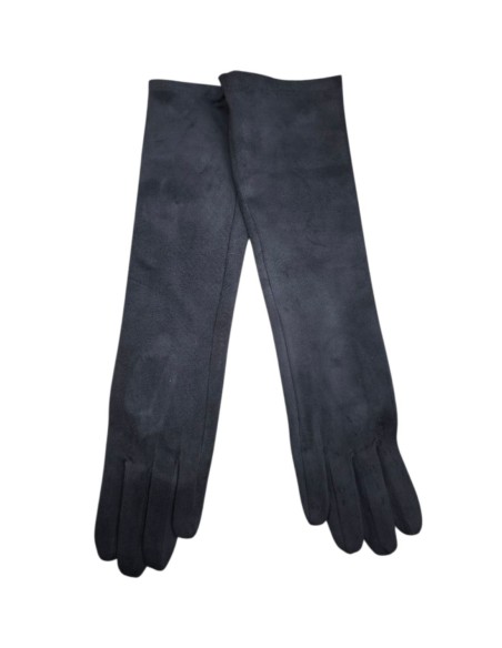 Gants d'invités en daim gris