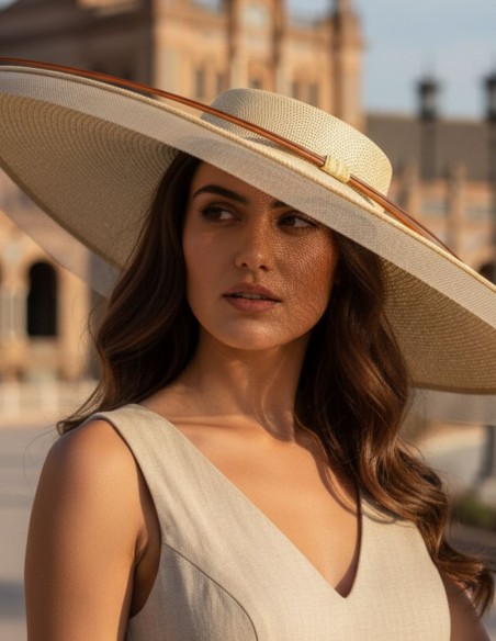 Beige guest pamela with mane and rachis