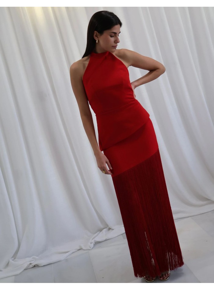 Conjunto de top y falda