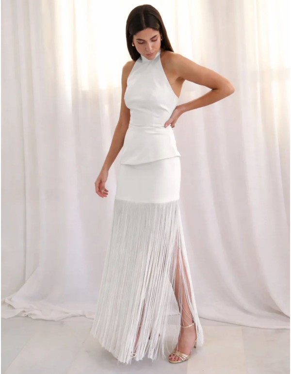 Conjunto dos piezas blanco 2