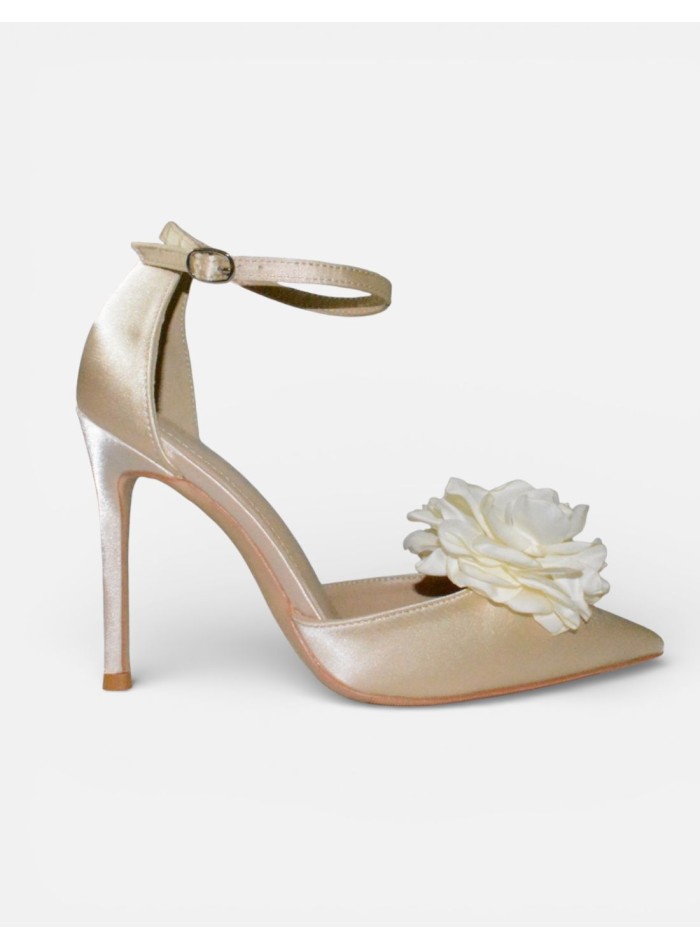 Jeu d'escarpins avec clip fleur amovible