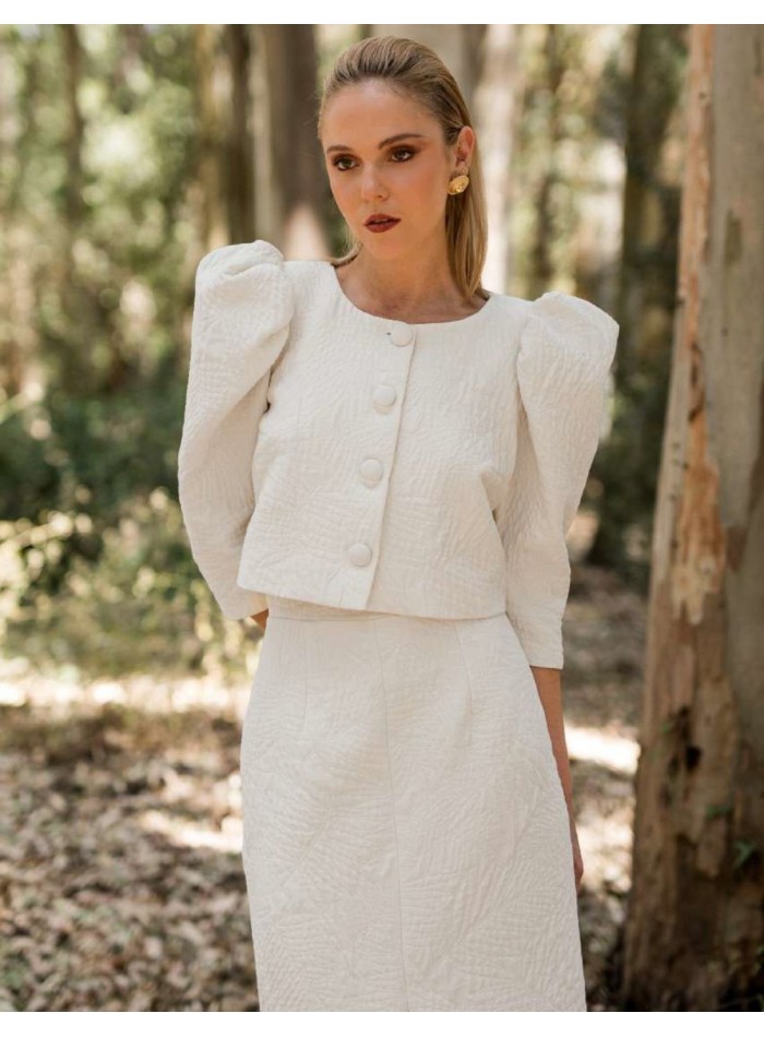 Ensemble deux pièces composé d'une jupe et...