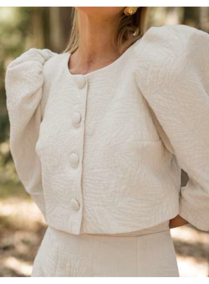 Conjunto dos piezas de falda y chaqueta