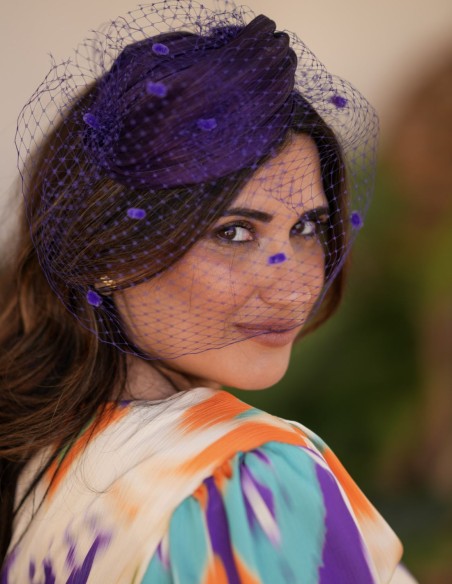 Fluid printed midi guest dress with printed fabric