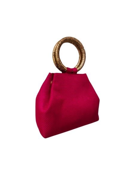 Sac de jute Bougainvillier avec maxi anneaux