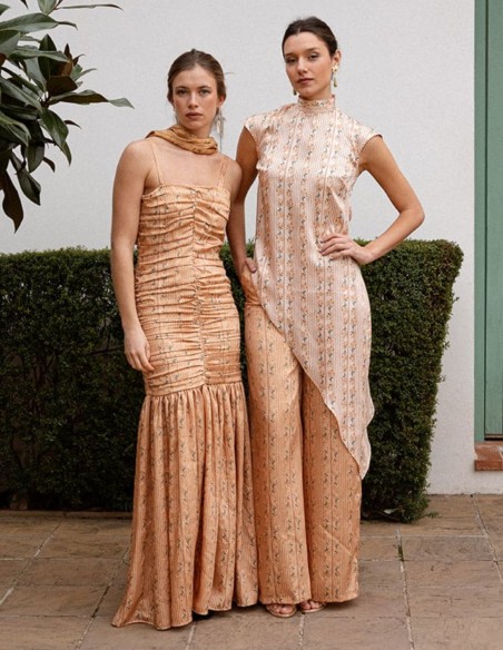 Vestido largo amarillo