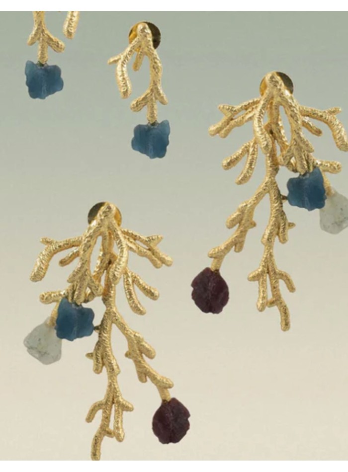 Boucles d'oreilles détachables en forme de...