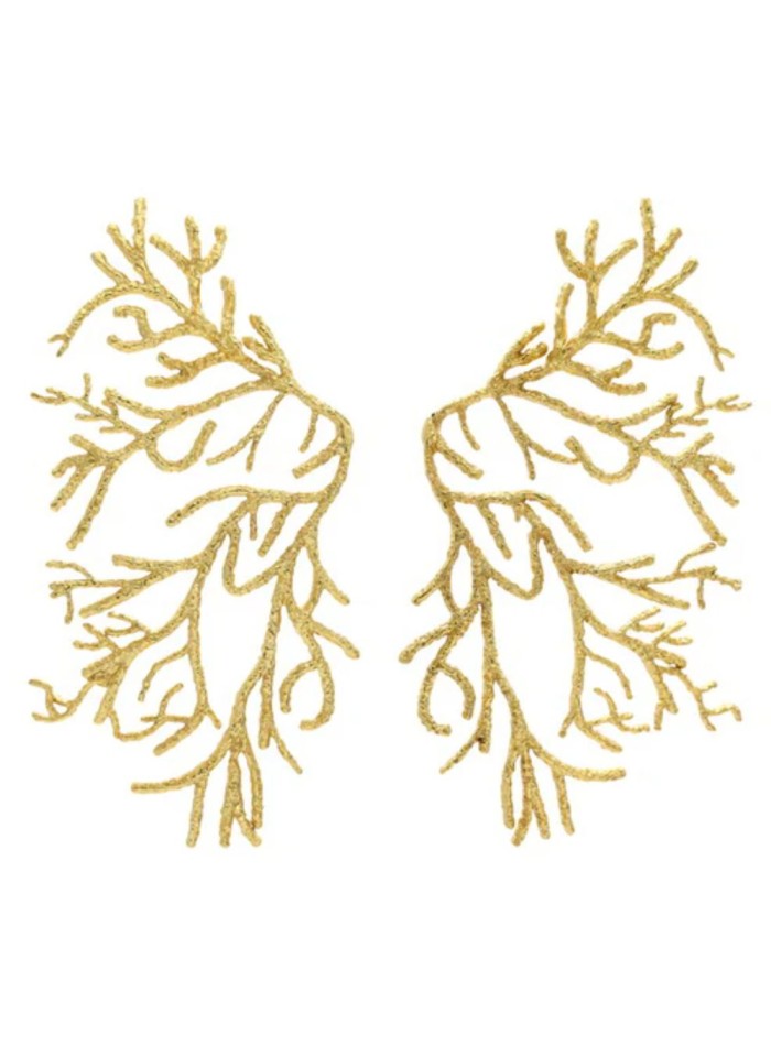 Boucles d'oreilles élégantes en forme de corail...