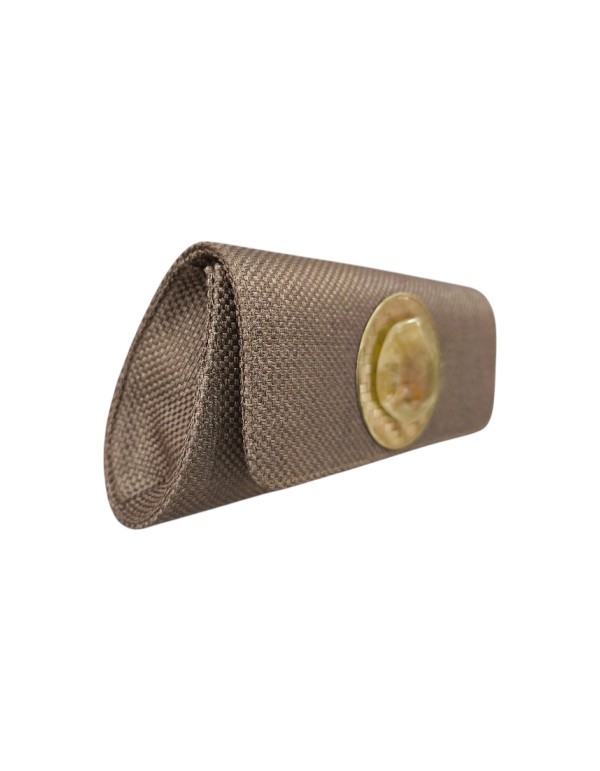 Cartera de yute para invitada marrón 2