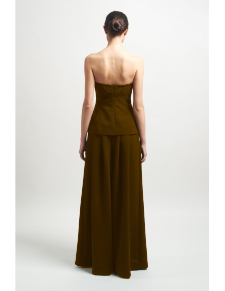 Ensemble deux pièces avec haut à bretelles et pantalon fluide