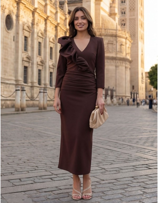 Sac à main en daim crème pour invités 2