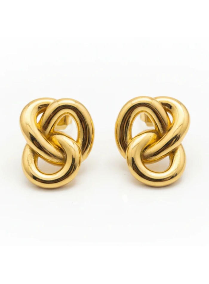 Pendientes dorados entrelazados - Invitada...