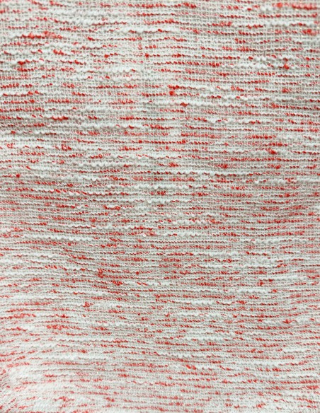 Conjunto de dos piezas rosa claro con detalle de flecos