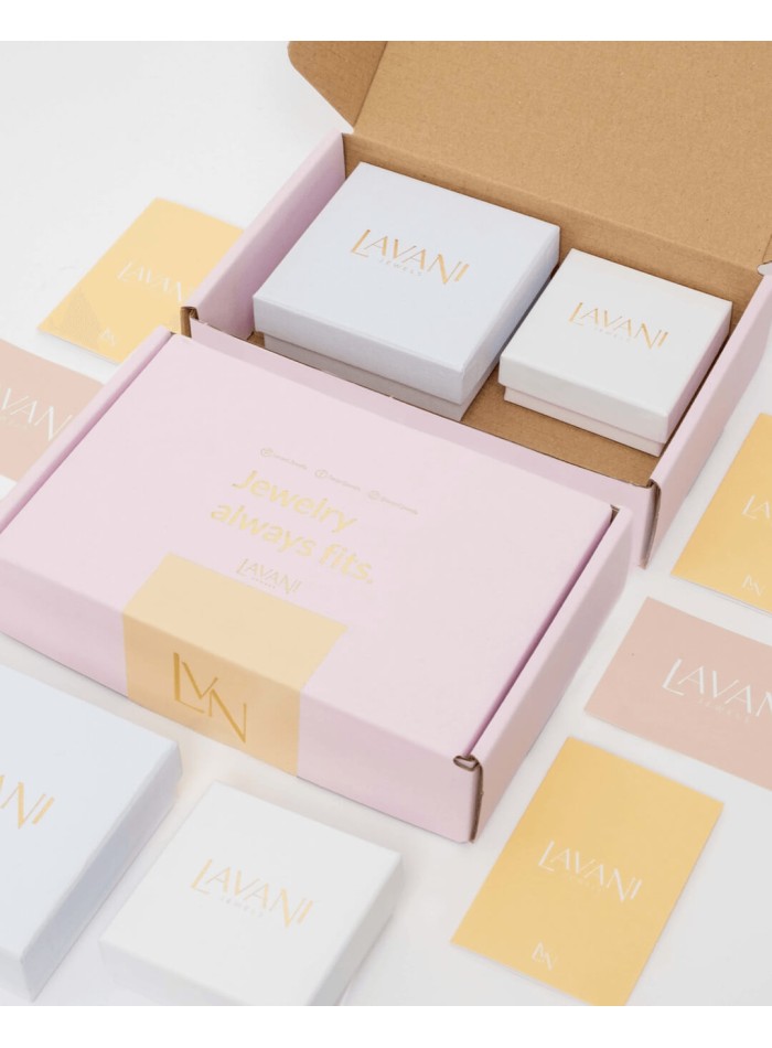 Collier avec chaîne en or et pierres de couleur