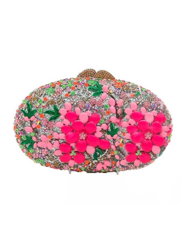 Clutch joya con cristales y esmalte 2