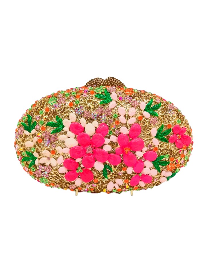 Jewel clutch for wedding guests Lauren Lynn London Accessories - 1