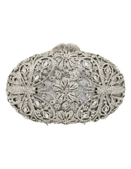 Bolso de mano joya con mariposas y Swarovski Bolso de mano joya con mariposas y Swarovski