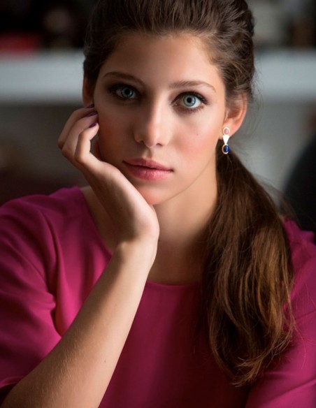 Pendientes dorados de fiesta Pendientes dorados de fiesta