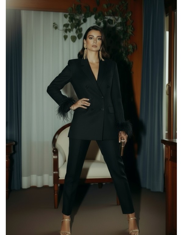 Blazer negra oversized