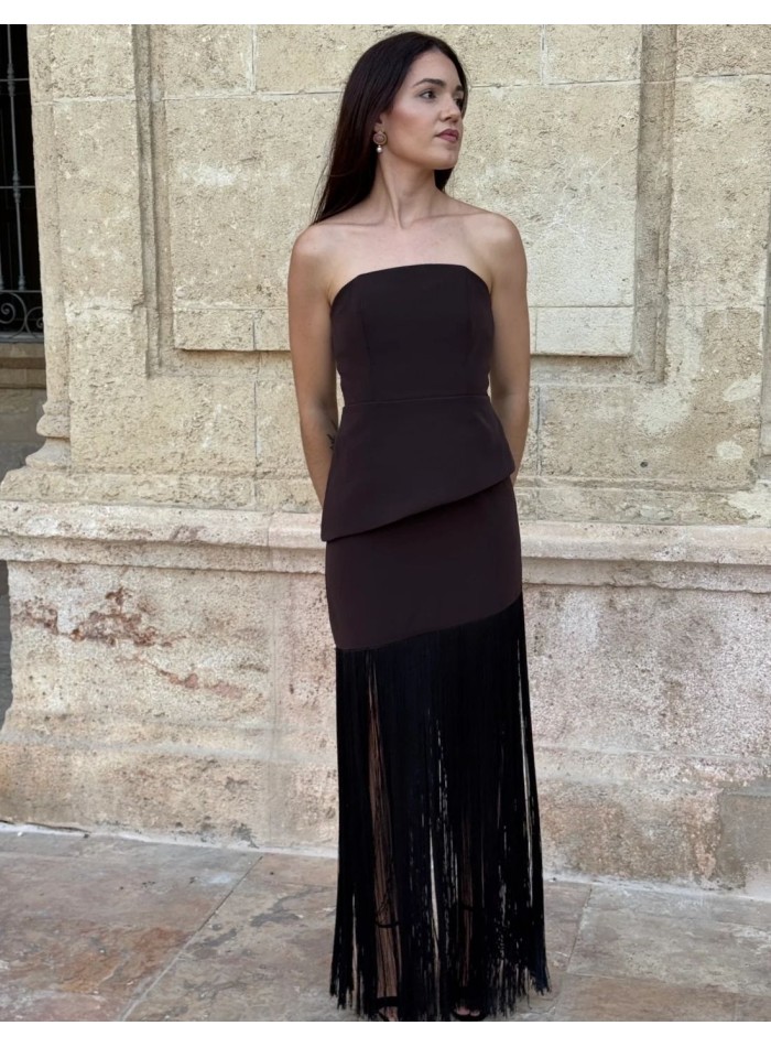 Guest ensemble with strapless top and...