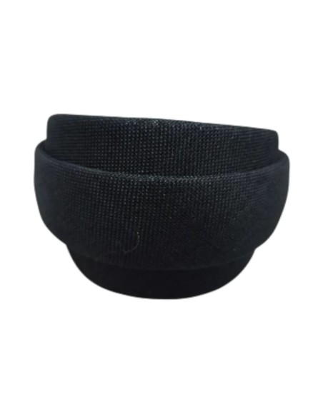 Bandeau noir en tissu de type sac à trois niveaux