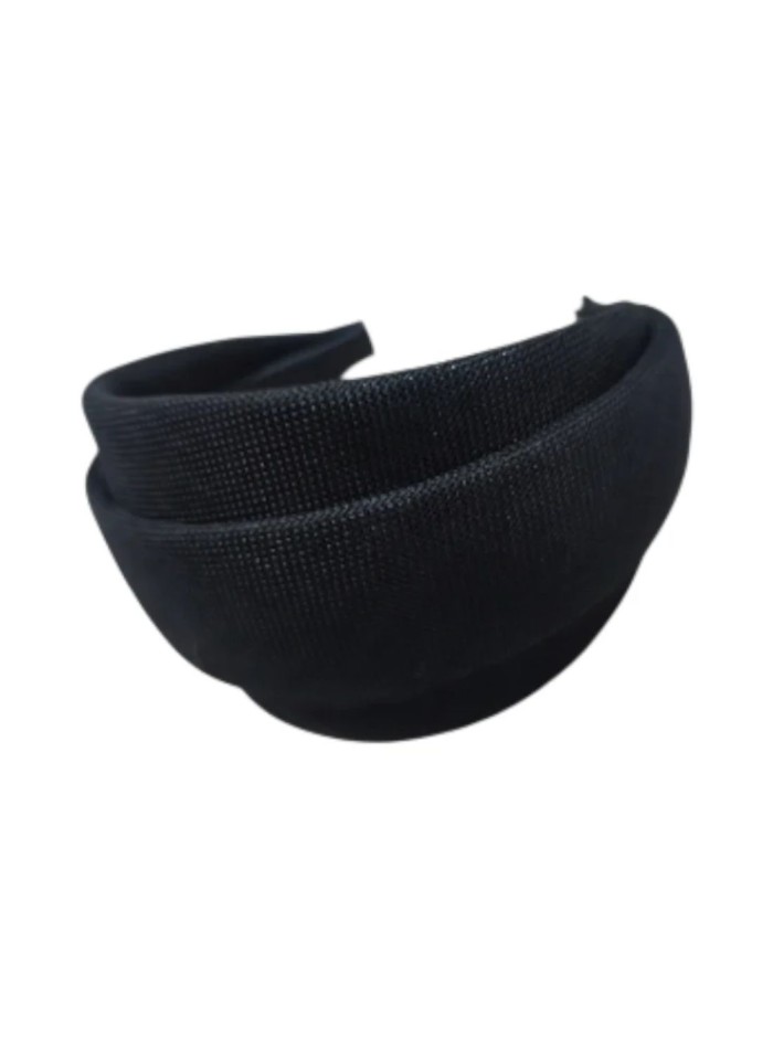 Bandeau noir en tissu de type sac à trois niveaux