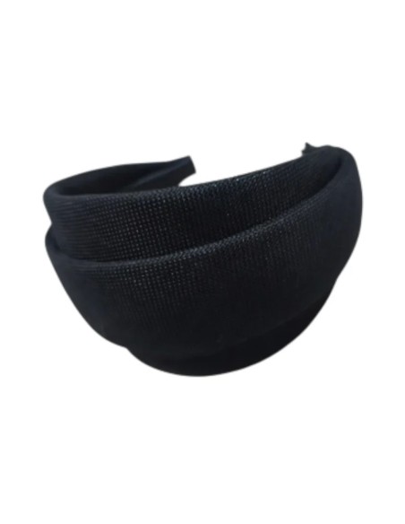Bandeau noir en tissu de type sac à trois niveaux
