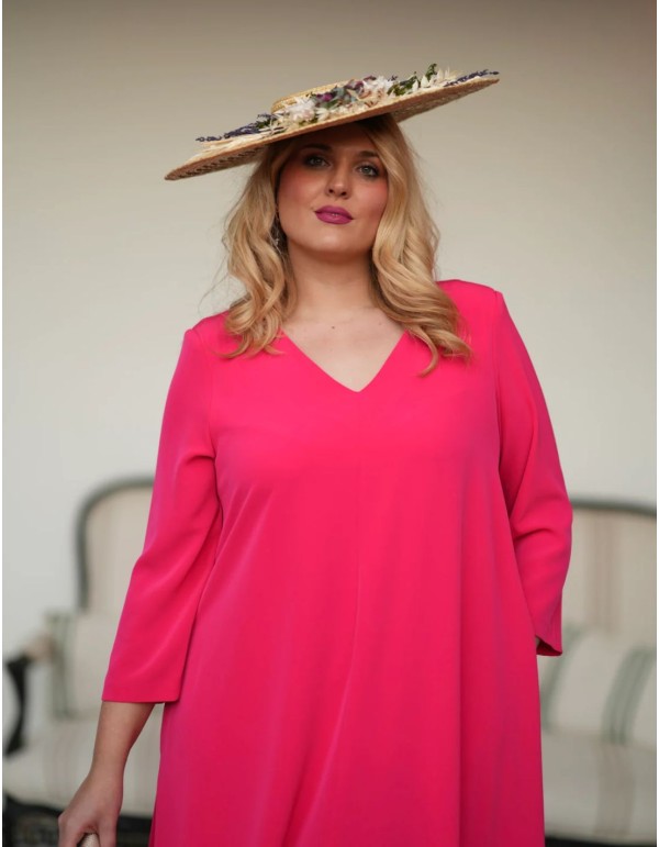 Vestido midi de crep 2