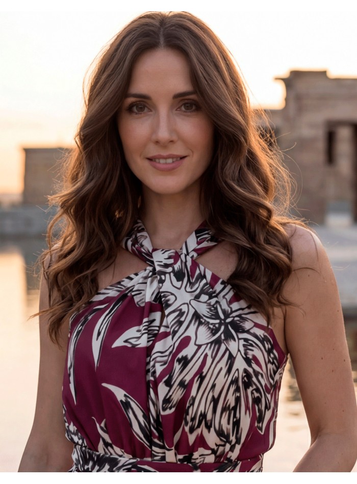 robe Conçue et fabriquée en Espagne, cette robe allie tendance, qualité et un style intemporel qui ne se dément jamais.