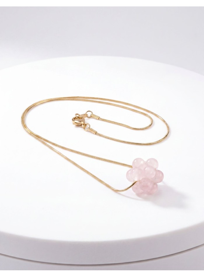 Pendentif avec chaîne en acier inoxydable...