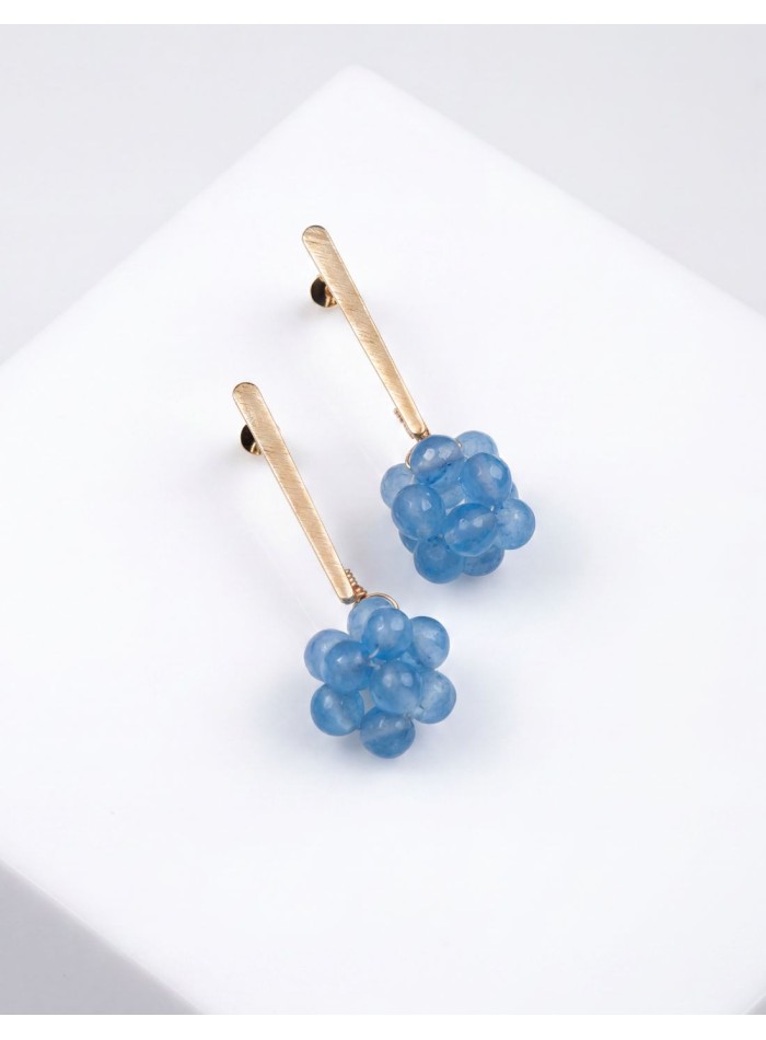 Longues boucles d'oreilles en acier inoxydable...