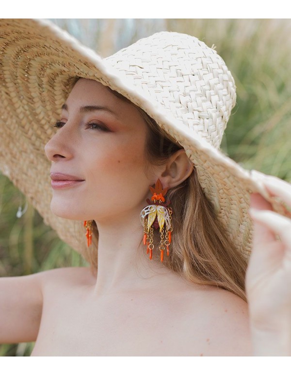 Boucles d'oreilles avec motif de scarabée en plusieurs...
