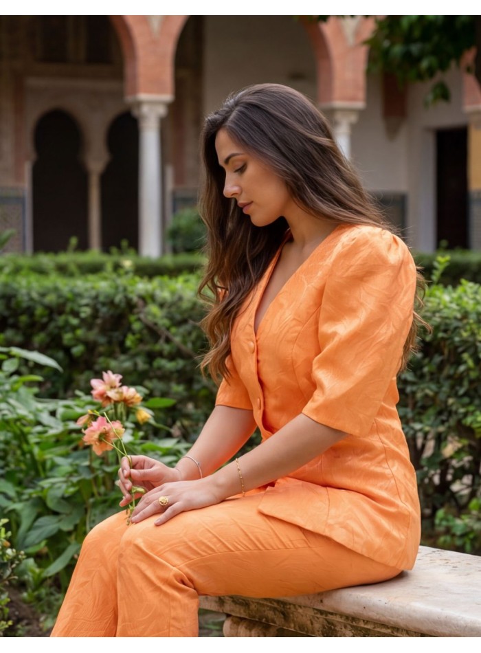 Ensemble d'invités à deux pièces Tangerine