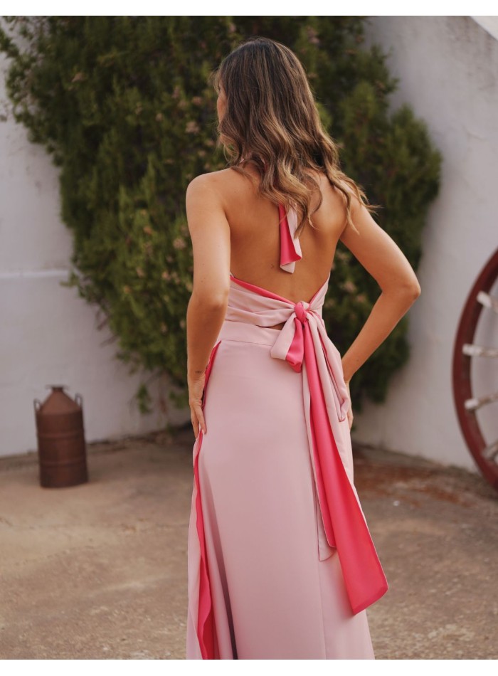 Ensemble pour invités avec haut ouvert au dos...