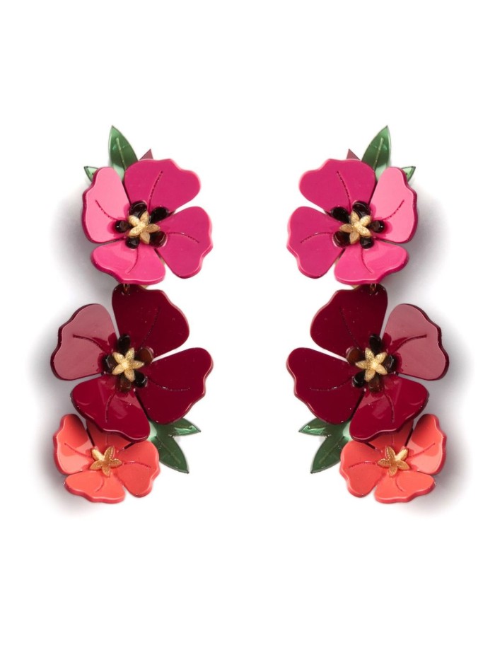 Boucles d'oreilles faites à la main en forme de...