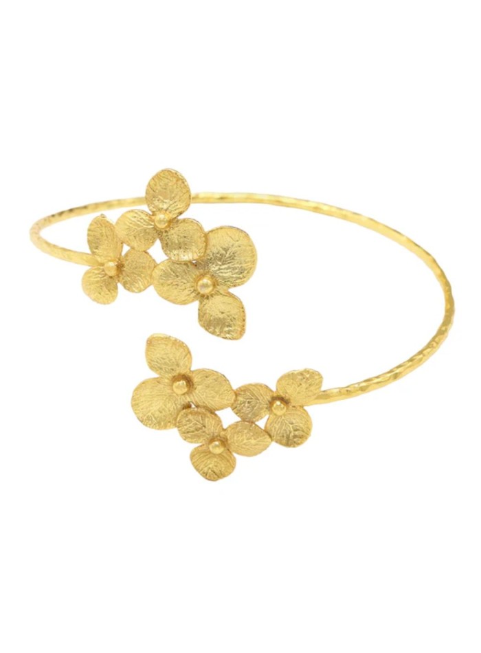 Bracelet orné de fleurs aux extrémités