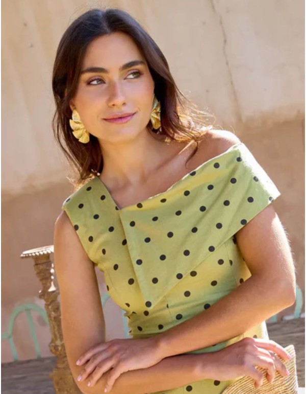 Gold Leaf Earrings for Wedding Guests 2