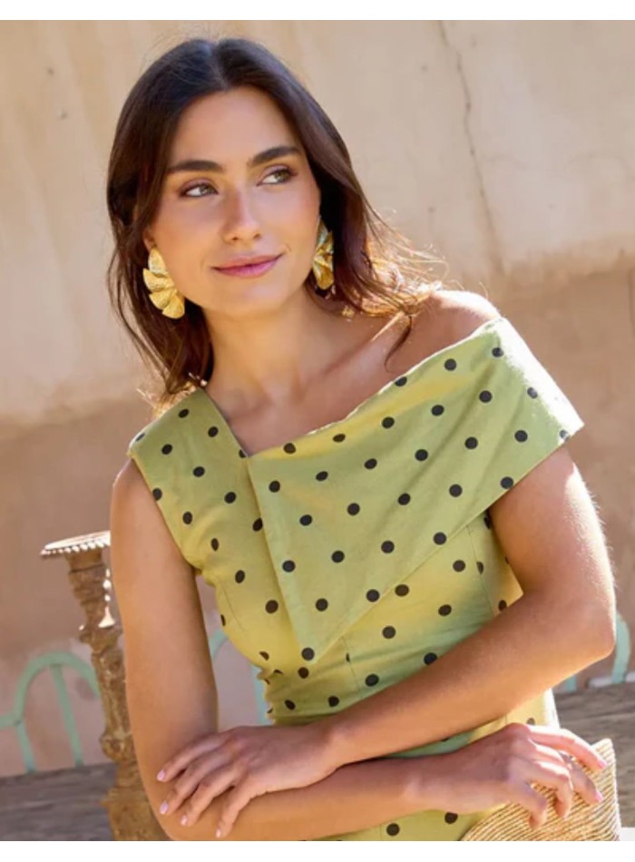 Gold Leaf Earrings for Wedding Guests
