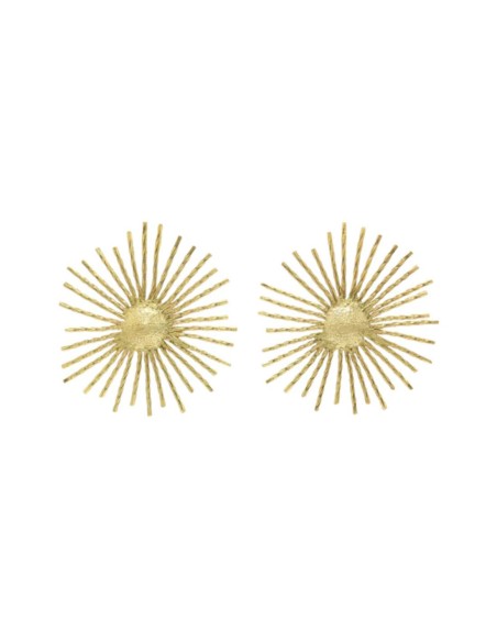 Pendientes circulares dorados