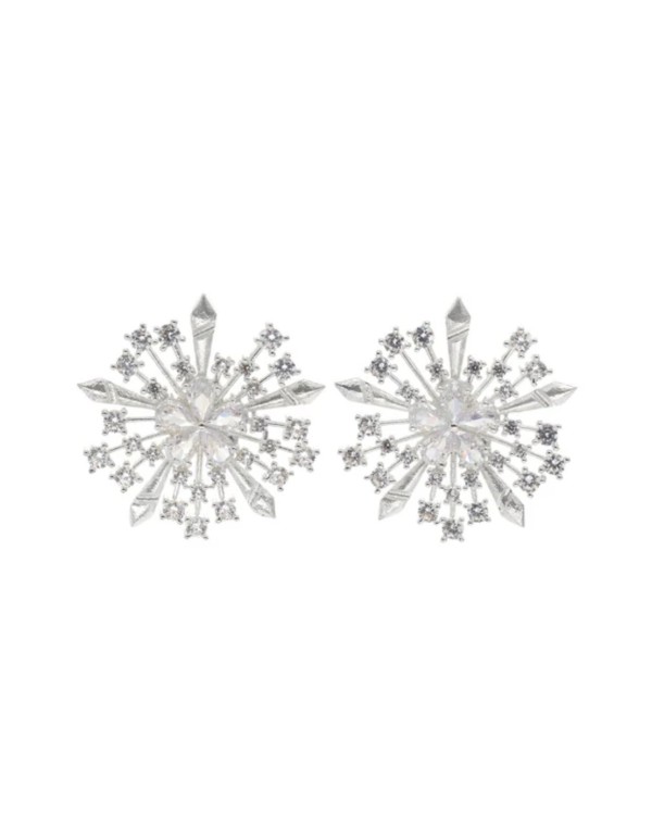 Pendientes en plata con circonitas 2
